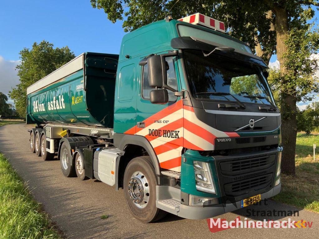 Carnehl CHKS/HH 3 assen geisoleerde  kipperoplegger met mileukleppen 34 Ton laadvermogen OT5025