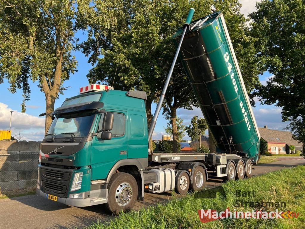 Carnehl CHKS/HH 3 assen geisoleerde  kipperoplegger met mileukleppen 34 Ton laadvermogen OT5025