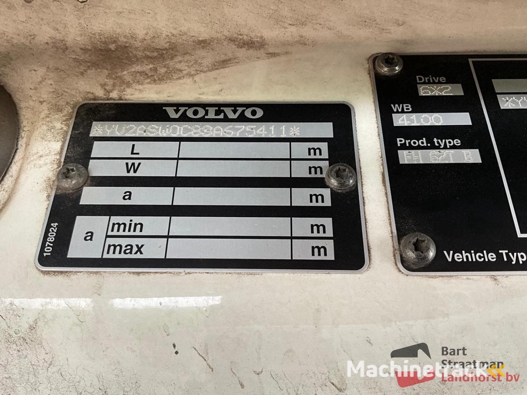 Volvo FH 480 6x2 Euro 5 Handbak met Hydrauliek en Naafreductie BS1641