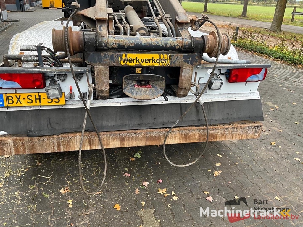 Scania G360 6x6 Euro 5 Opticruiser met kabelcontainersysteem en HMF 2020 K2 Radiografishe kraan OT5294