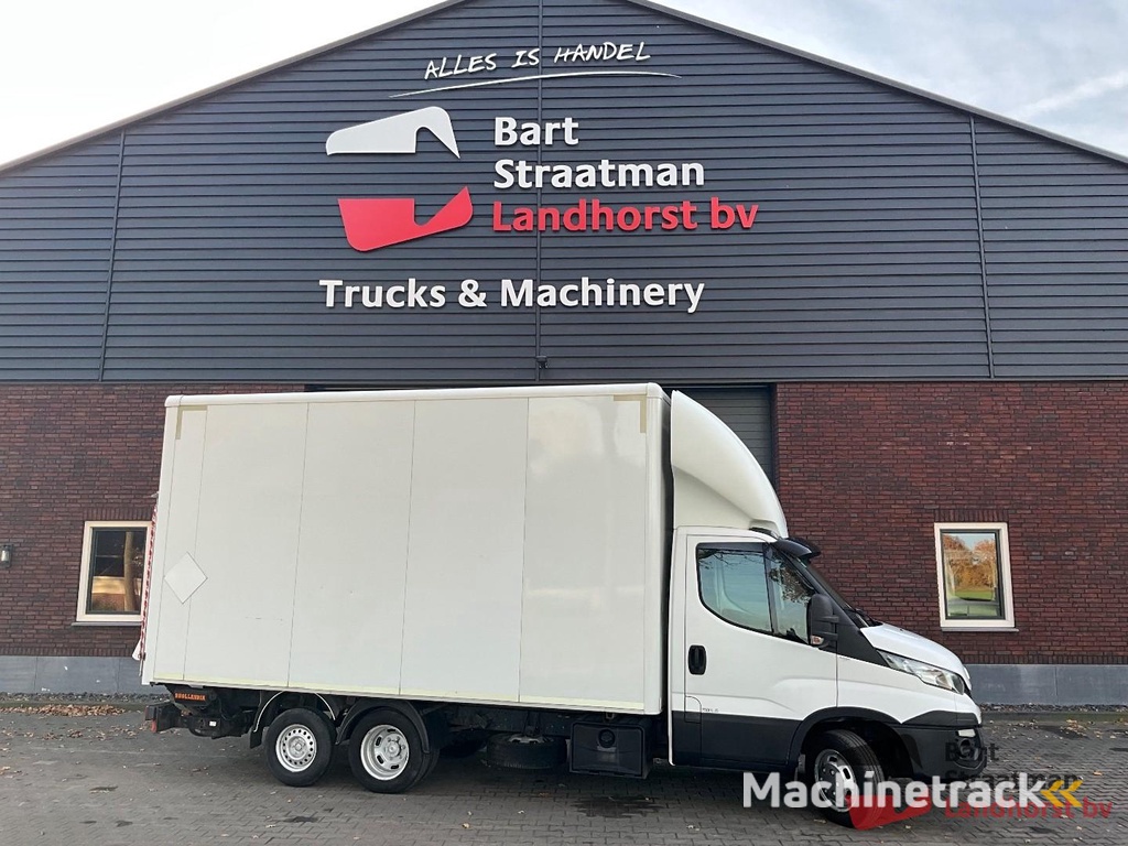 Iveco 40C170 6x2 Euro 6 BE Clickstar met gesloten opbouw en laadklep BS1792