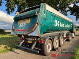 Minituur van Carnehl CHKS/HH 3 assen geisoleerde  kipperoplegger met mileukleppen 34 Ton laadvermogen OT5025