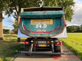 Minituur van Carnehl CHKS/HH 3 assen geisoleerde  kipperoplegger met mileukleppen 34 Ton laadvermogen OT5025