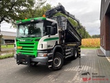 Thumbnail of Scania P340CB6X6HHZ 6x6 Euro 4 manual transmission with 2-sided tipper and HIAB 122D-2 DUO crane OT5324
