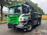 Thumbnail of Scania P340CB6X6HHZ 6x6 Euro 4 manual transmission with 2-sided tipper and HIAB 122D-2 DUO crane OT5324