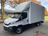 Minituur van Iveco 40C170 6x2 Euro 6 BE Clickstar met gesloten opbouw en laadklep BS1792