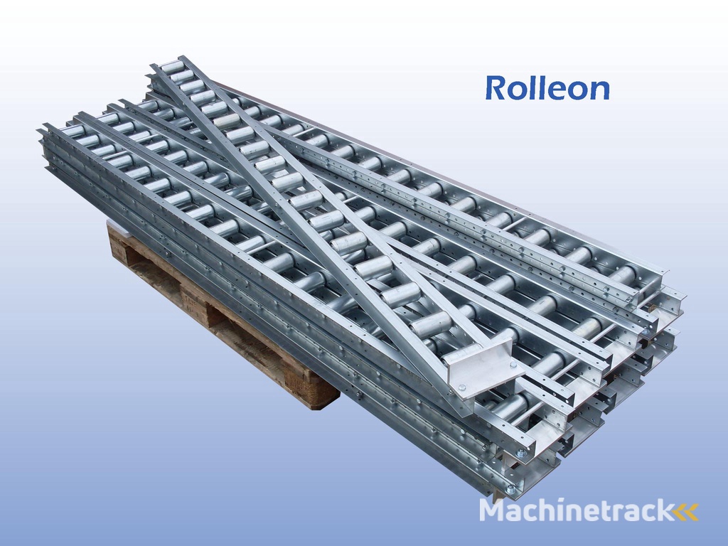 2m Stalen rollenbaan 10 cm H.o.h. 120 mm