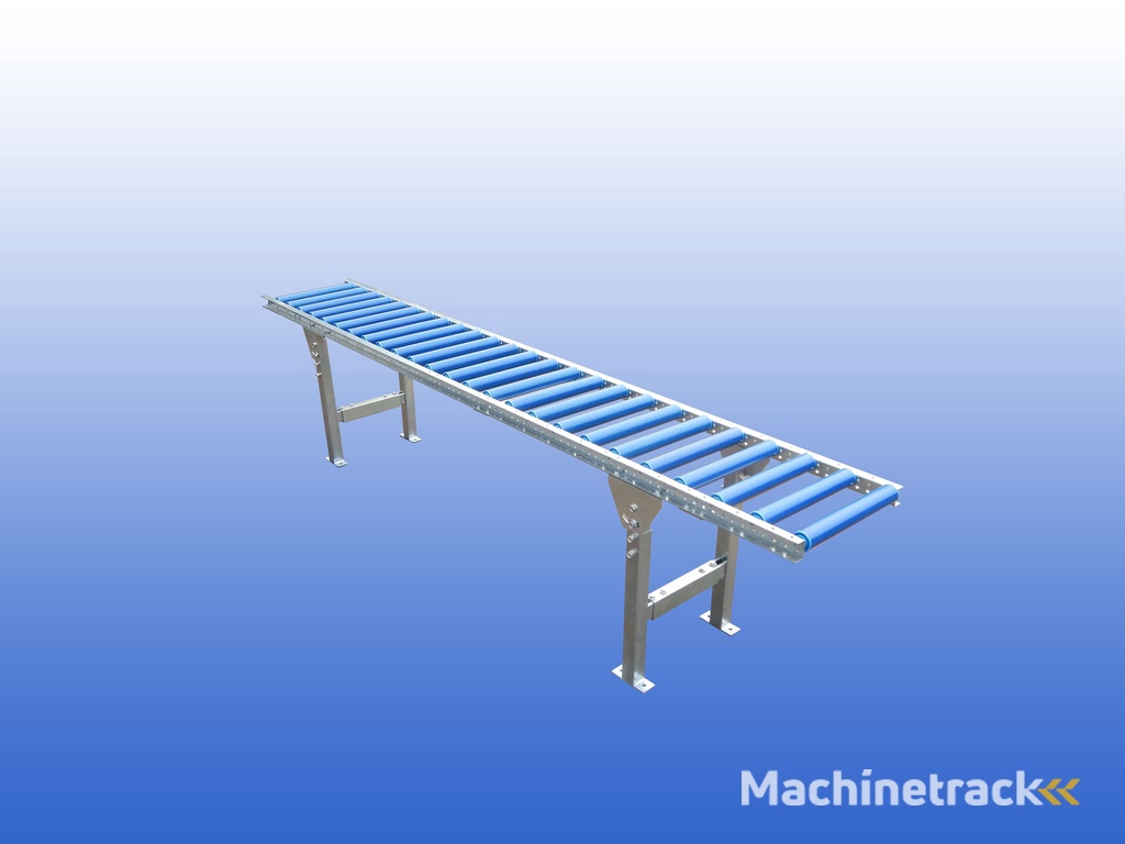 1m Kunststof zwaartekracht rollenbaan 40 cm h.o.h. 120 mm