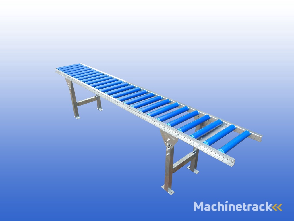 2m Kunststof zwaartekracht rollenbaan 40 cm h.o.h. 120 mm