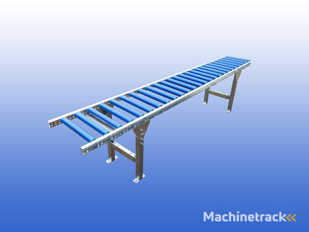 3m Kunststof zwaartekracht rollenbaan 50 cm h.o.h. 120 mm