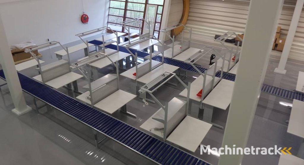 3m Kunststof zwaartekracht rollenbaan 60 cm h.o.h. 120 mm