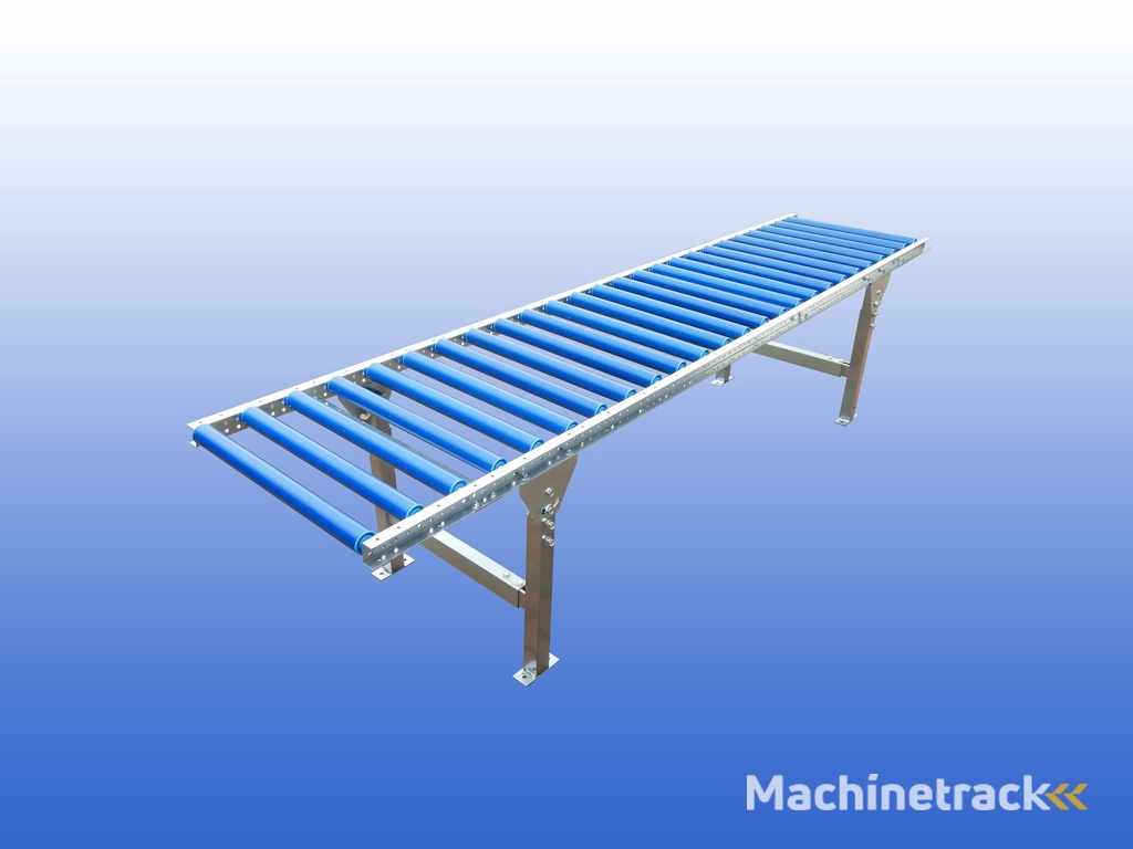 3m Kunststof zwaartekracht rollenbaan 60 cm h.o.h. 120 mm