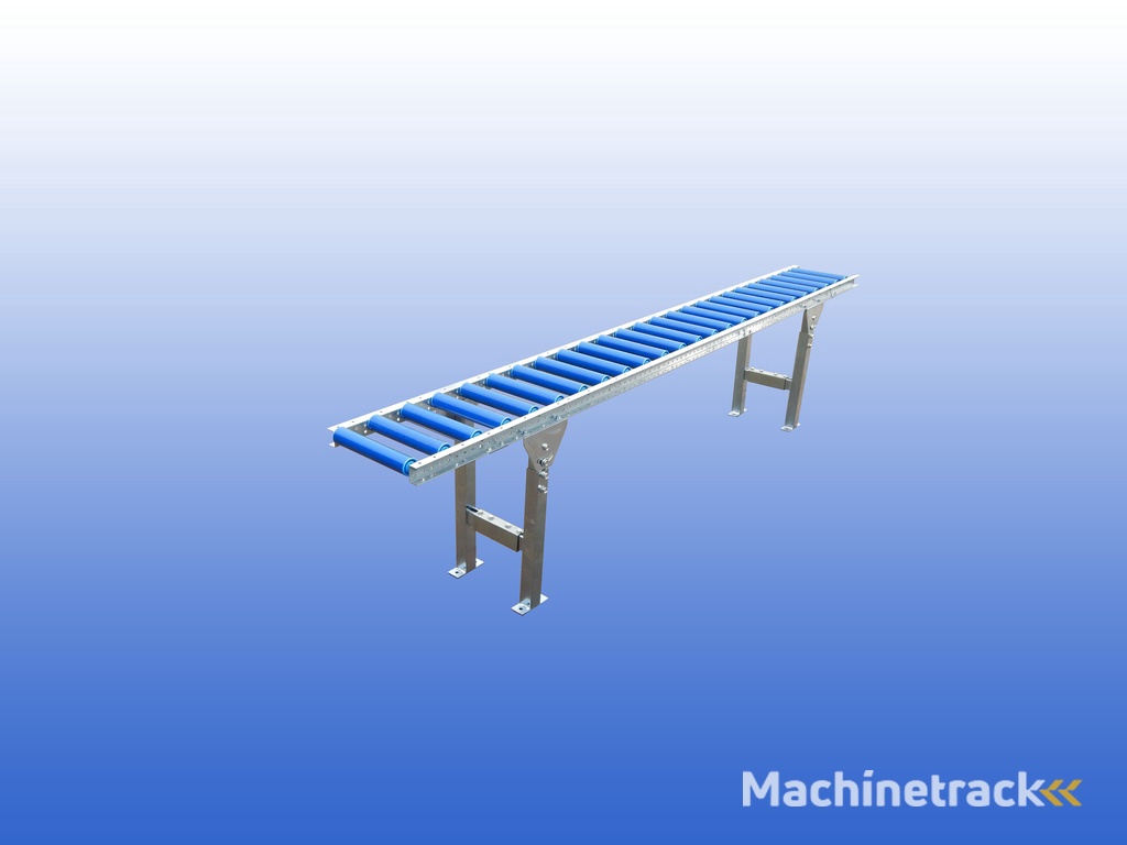 3m Kunststof zwaartekracht rollenbaan 30 cm h.o.h. 120 mm