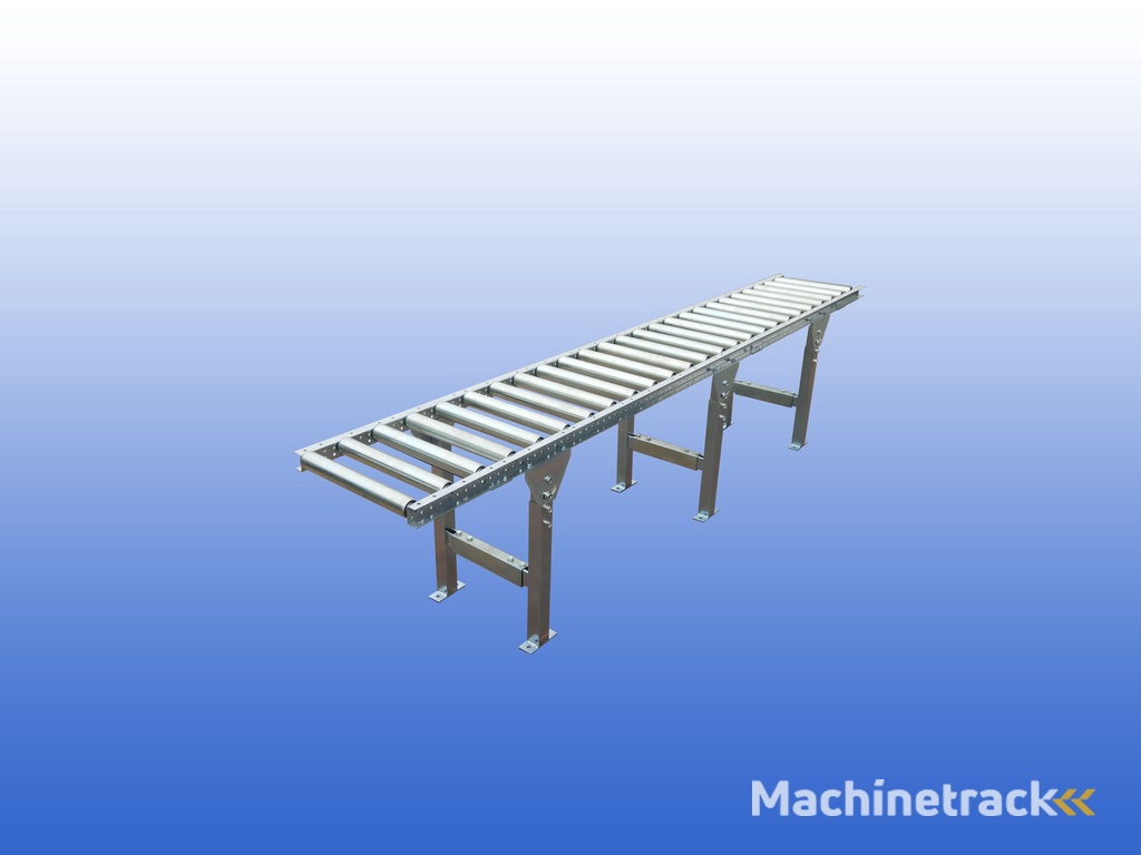 2m Stalen rollenbaan 70 cm H.o.h. 120 mm