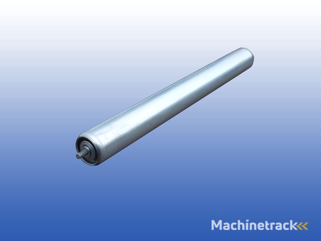 rollenbaanrol staal - 40 cm - u00d850 mm - stalen as