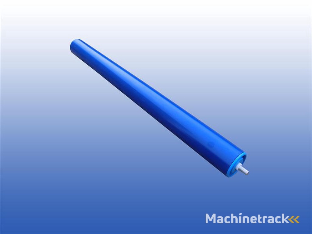 rollenbaanrol kunststof - 30 cm - u00d8 50 mm - RVS as