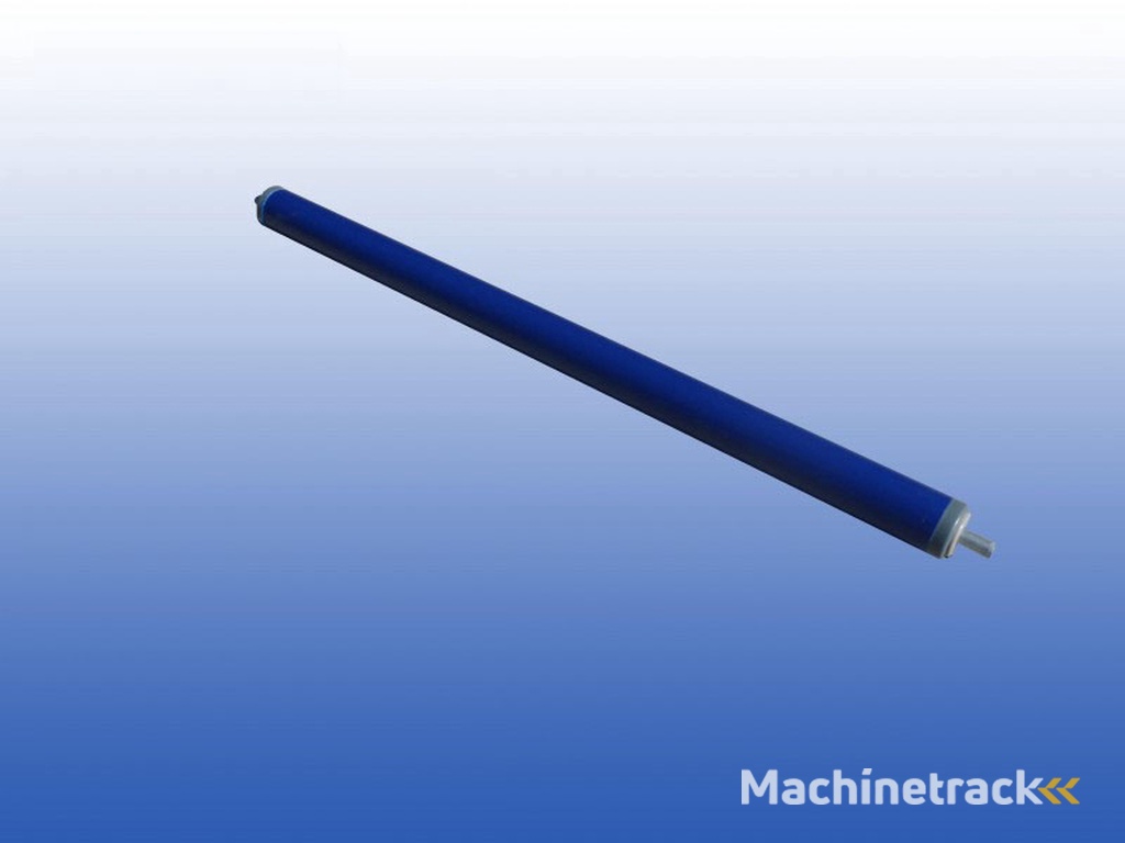 rollenbaanrol kunststof - 50 cm - u00d8 30 mm - RVS as