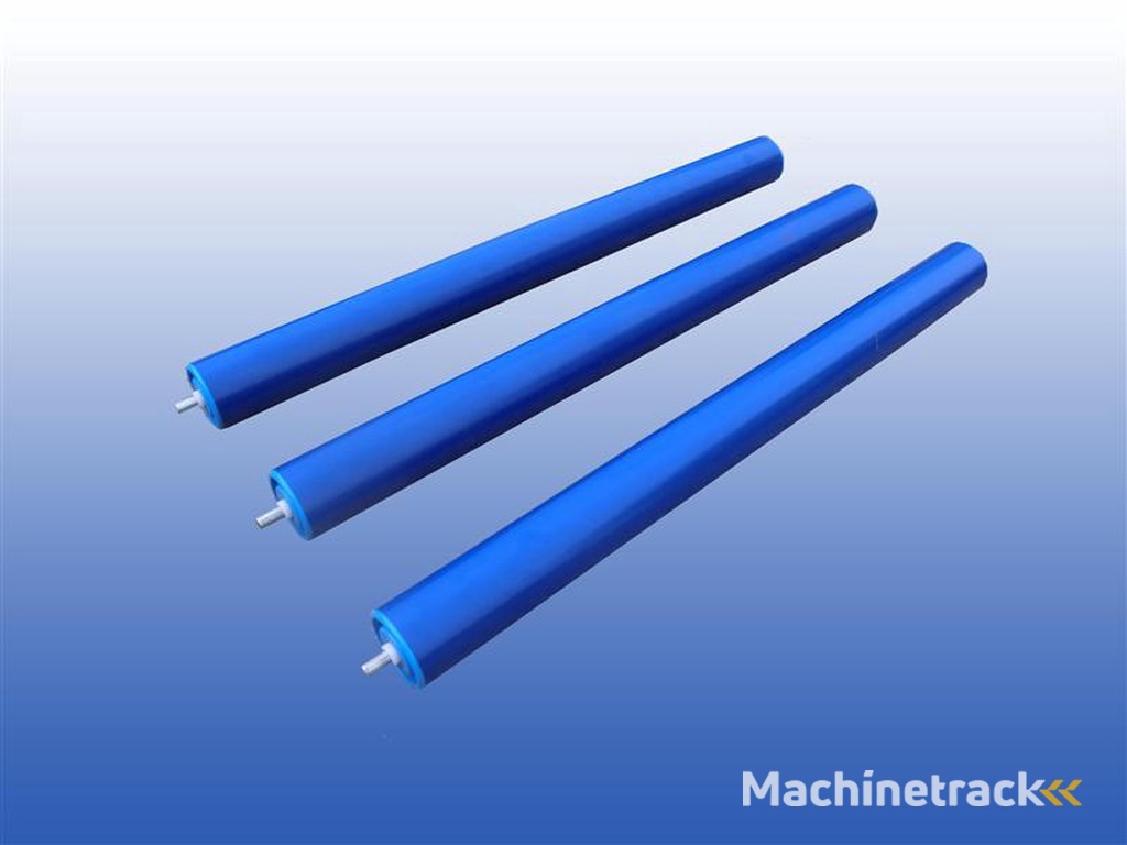 rollenbaanrol kunststof - 70 cm - u00d850 mm - RVS as