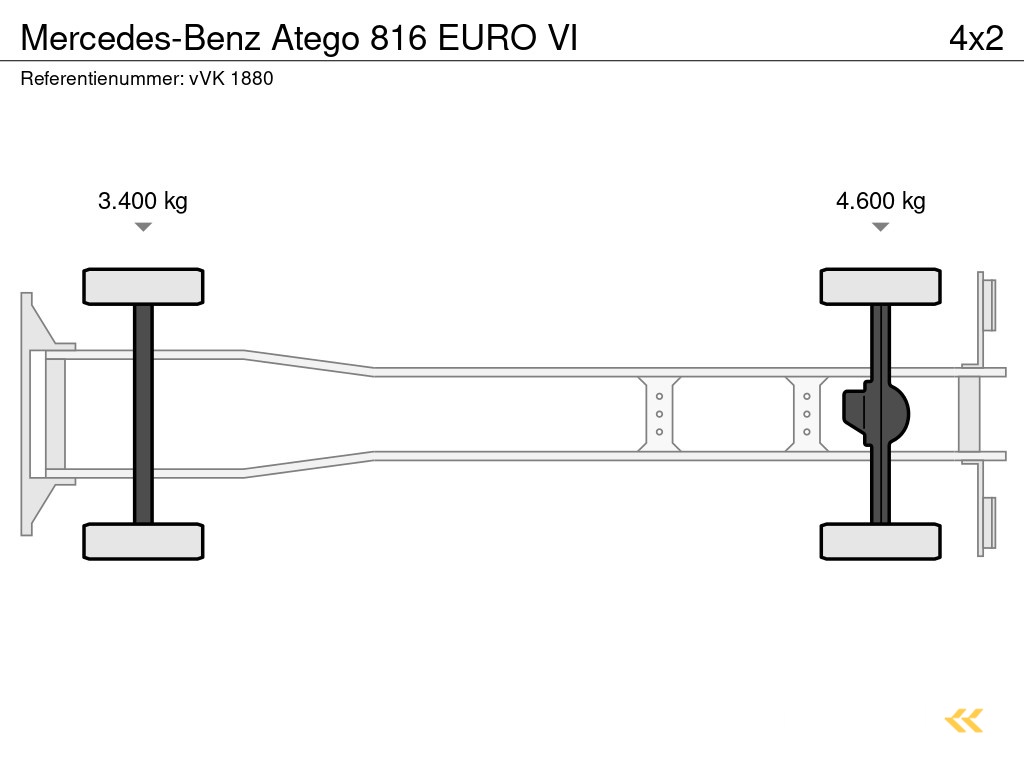 Mercedes-Benz Atego 816 EURO VI