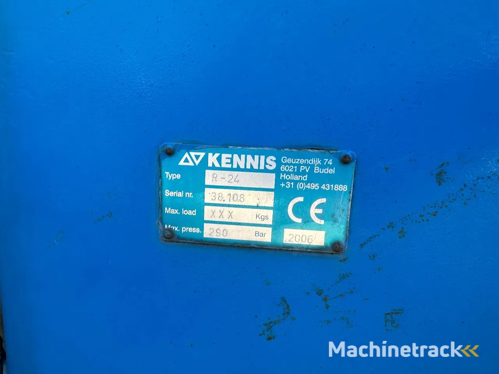 Kennis Kraan R 24-F2 kraanspoor 237cm Hatz 3 cilinder motor