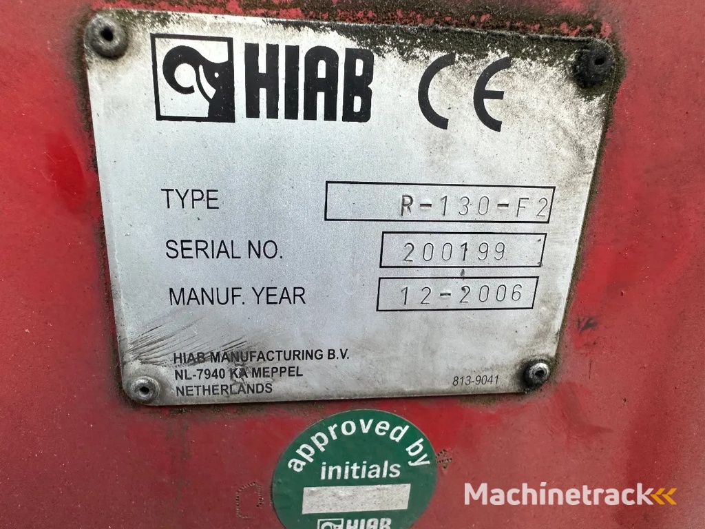 Hiab Kraan R 130-F2 joystick bediening bjr 2006