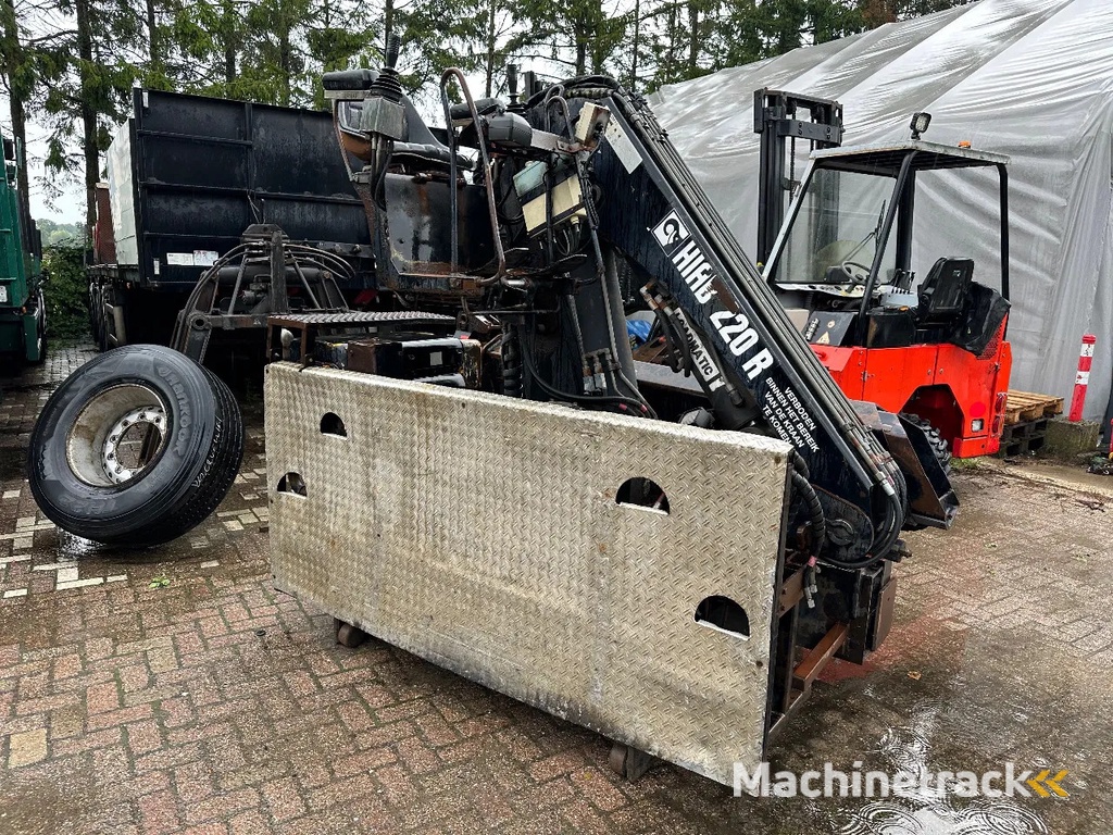Hiab R 220-F2 joystick Steunpoten