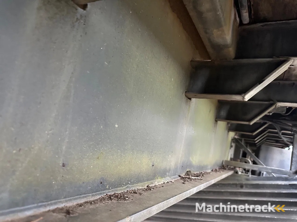 Vogelzang Stenentrailer Steenoplegger + Hiab kraan R 165-F2 met Steunpoten