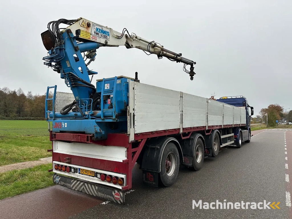 Pacton Steenoplegger stenentrailer + Kennis kraan R 14.000 apk 9-2026