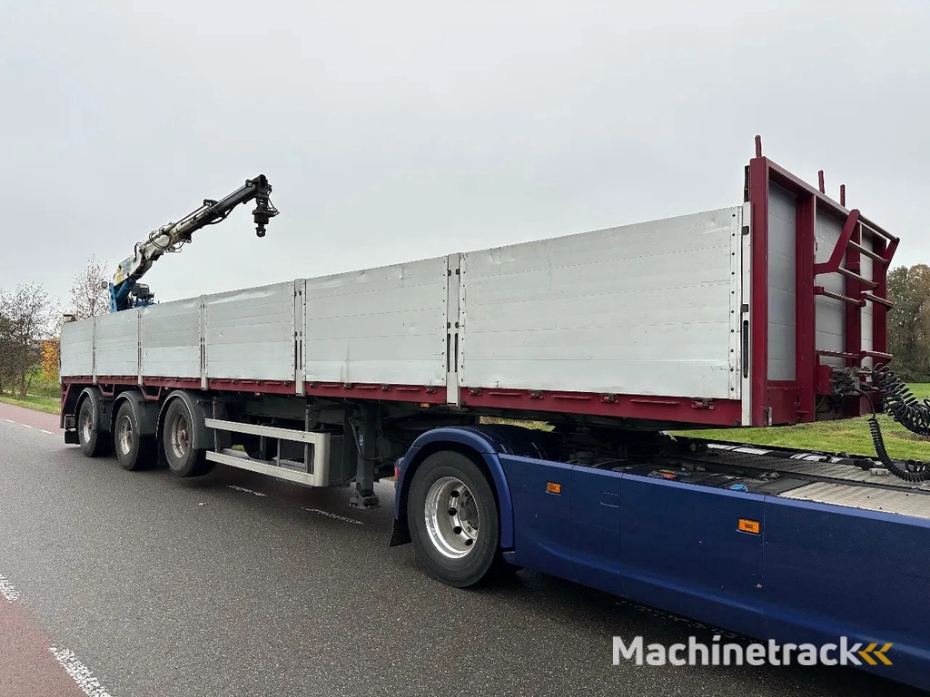 Pacton Steenoplegger stenentrailer + Kennis kraan R 14.000 apk 9-2026
