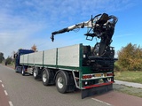 Minituur van Jumbo Steenoplegger stenentrailer + Kennis kraan R 16,000 joystick bediening