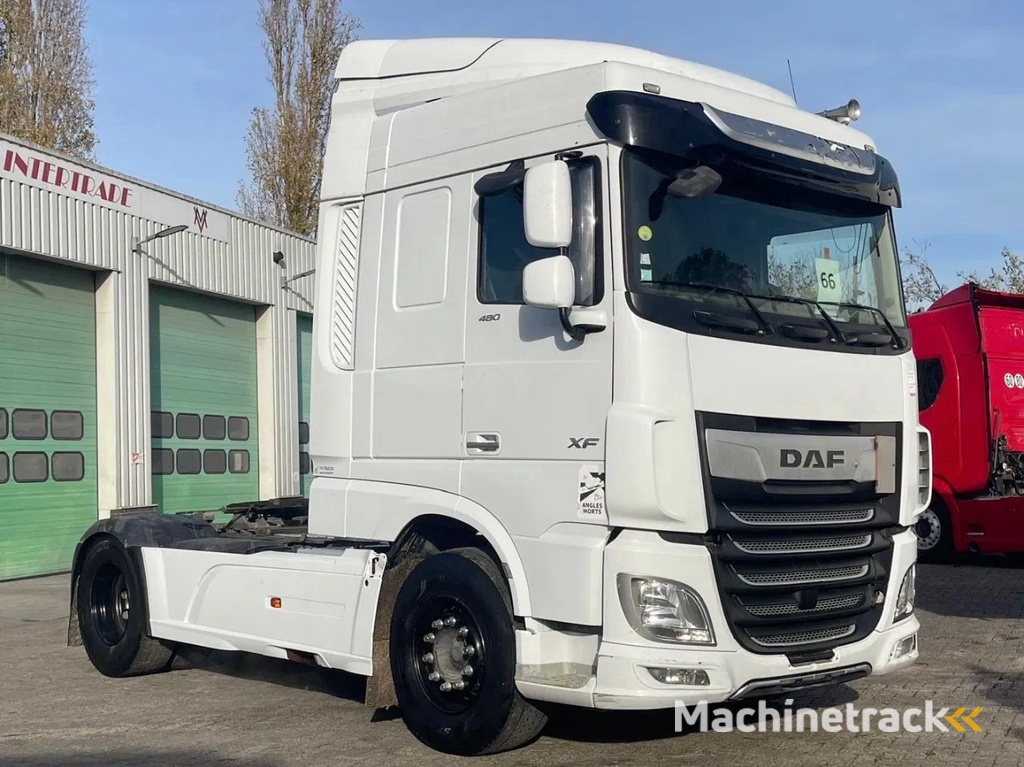 DAF XF 480 558018 km. ENGINE PROBLEM (start ok), parking airco, Frigo