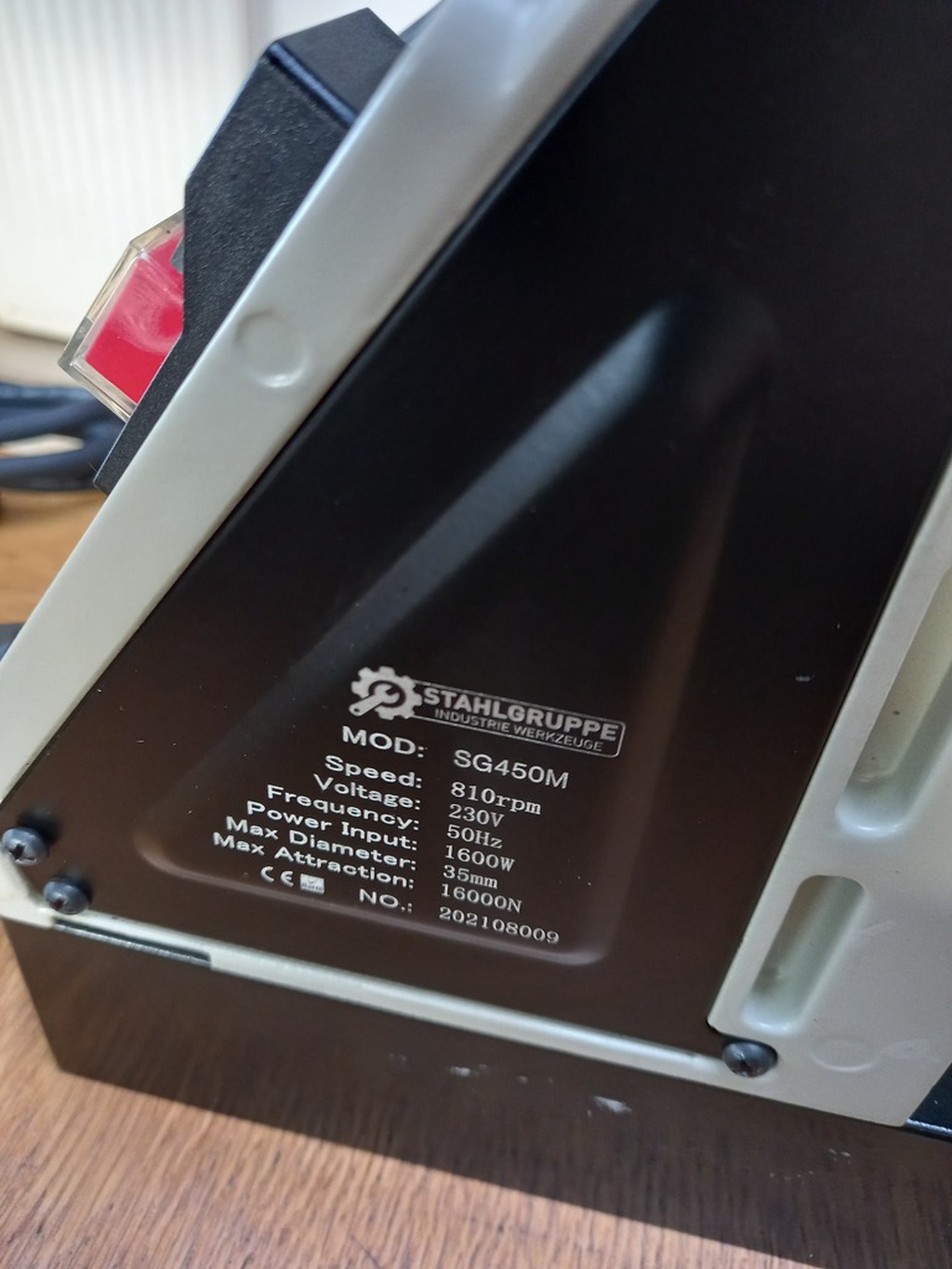 STAHLGRUPPE SG450M Magneetboormachine kernboormachine