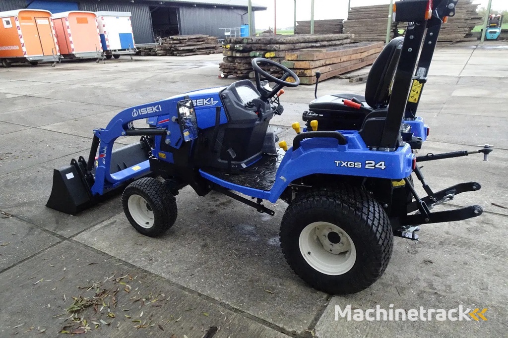 Iseki met voorlader .TXGS24