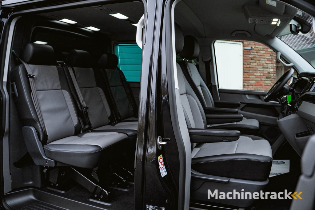 Volkswagen Transporter T6.1 2.0 TDI 204 PK DSG CARAVELLE L2H1 A-KLEP DUB/DUB ACC | LED | Leder | Virtual Cockpit | Privacy glass |
