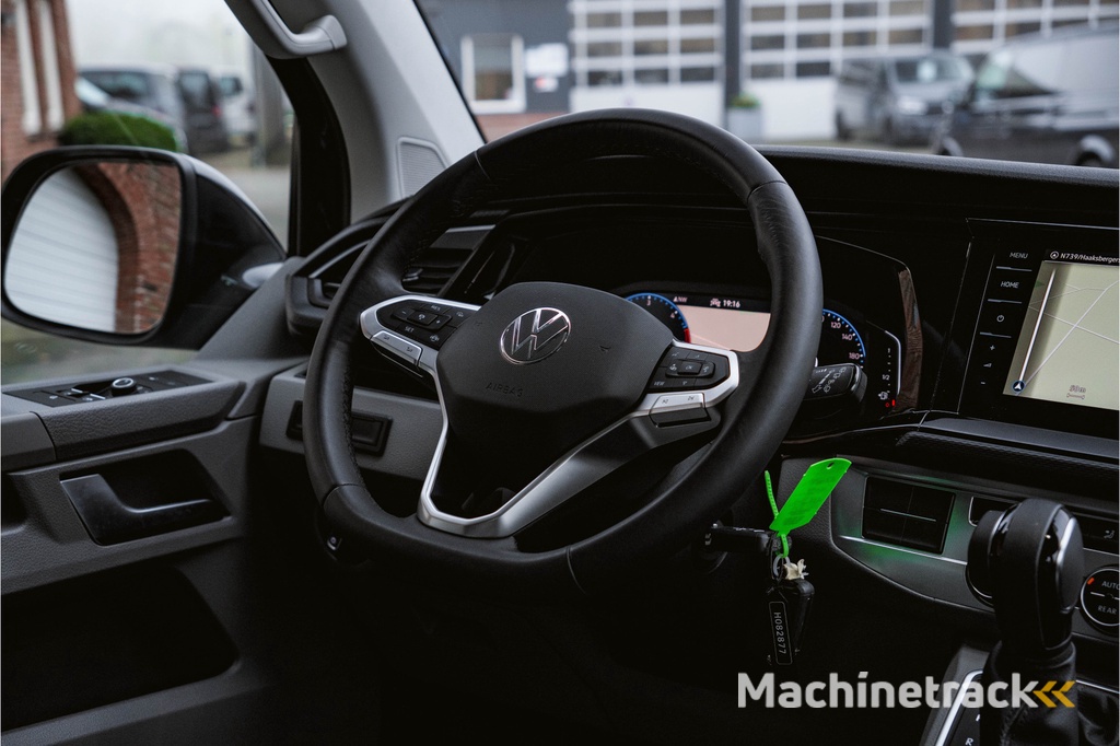 Volkswagen Transporter T6.1 2.0 TDI 204 PK DSG CARAVELLE L2H1 A-KLEP DUB/DUB ACC | LED | Leder | Virtual Cockpit | Privacy glass |