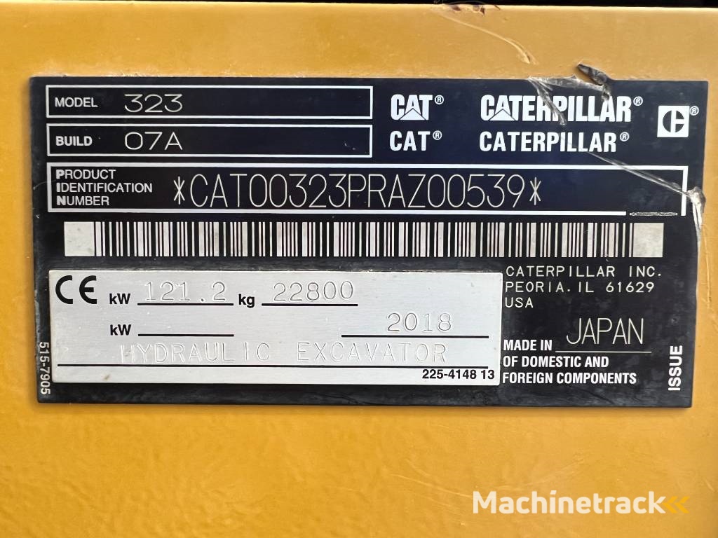 CAT 323 07A