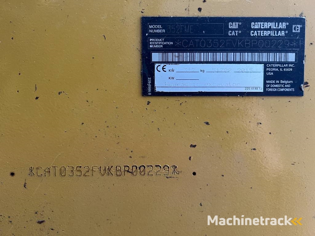CAT 352FL ME