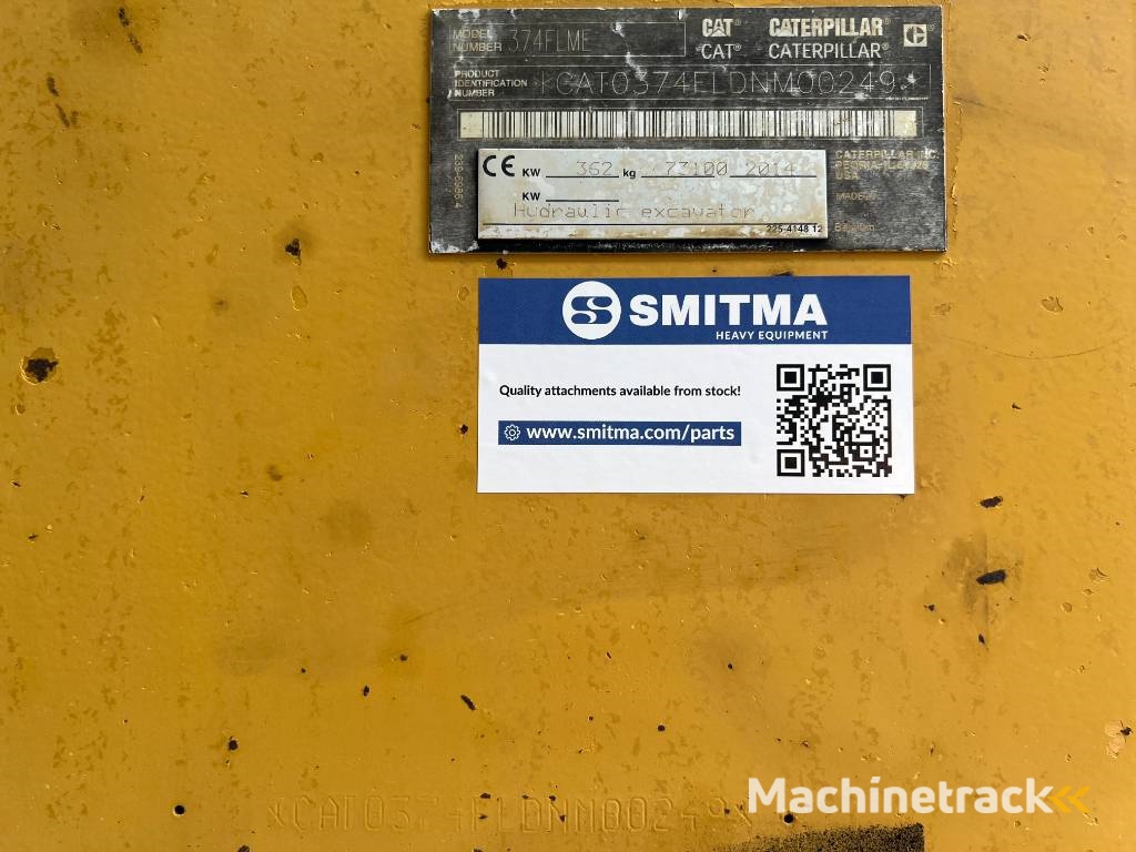 CAT 374FL ME | U/C 70%