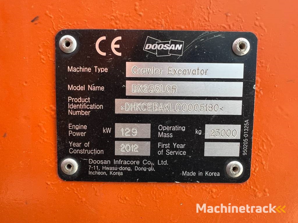 Doosan DX235LCR