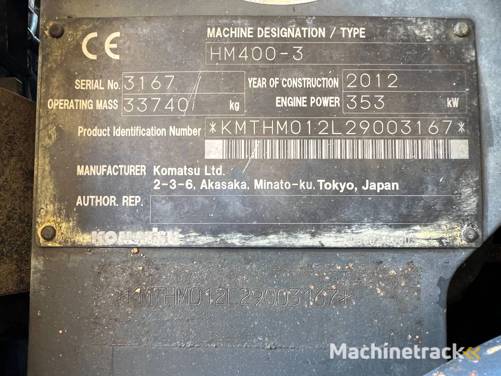 Komatsu HM400-3