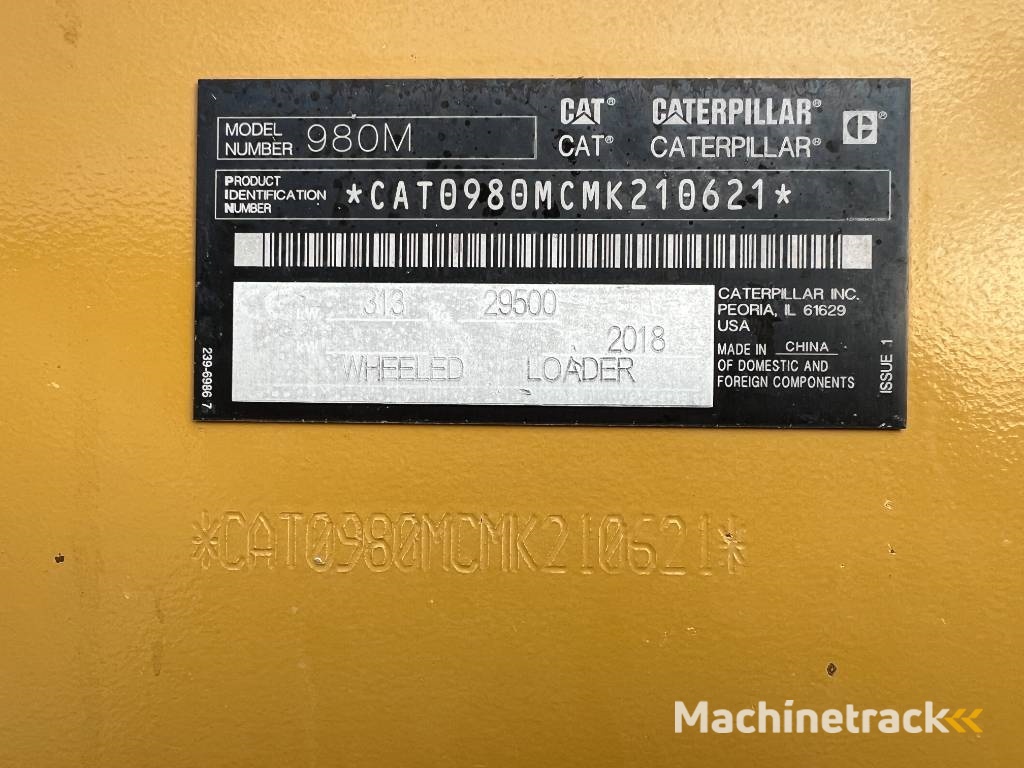 CAT 980M - DUTCH MACHINE