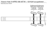 Minituur van Vlastuin Hiab X-HIPRO 358 36T/M + 120 KwH accupakketen AVAILABLE FROM WEEK 44