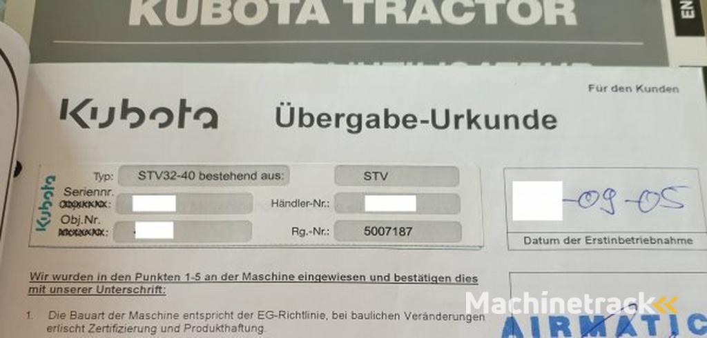 Kubota ST V 40 +Orca +Airmatic