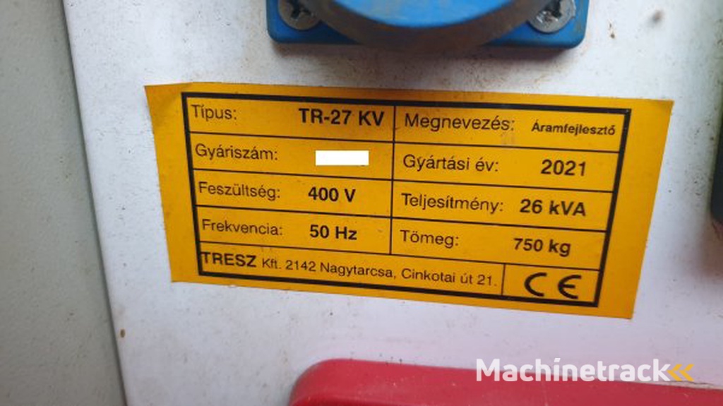 _JINÉ HU) Tresz - TR27 KV (+Kohler KDI 250 4M)