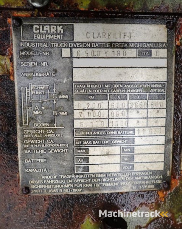 _JINÉ (US) Clark - C500 Y180 D (Perkins diesel)