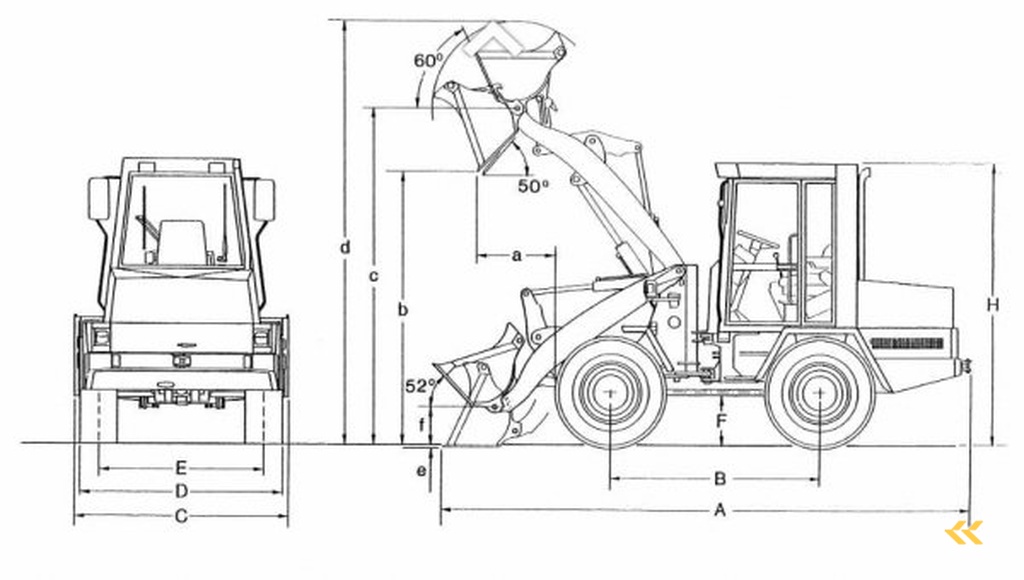 Hanomag WA 90 (Komatsu) -motor Perkins