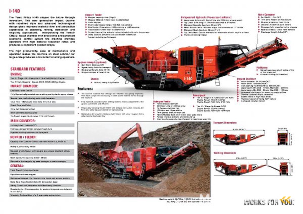Terex FINLAY I-140