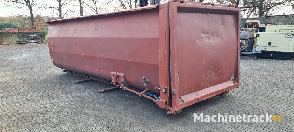vloeistof container 30 M3 met rol zeil