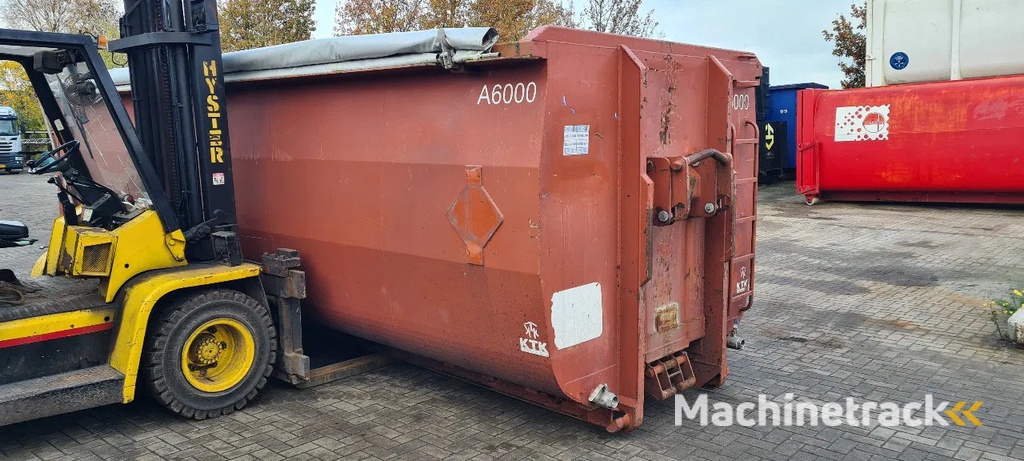 vloeistof container 30 M3 met rol zeil