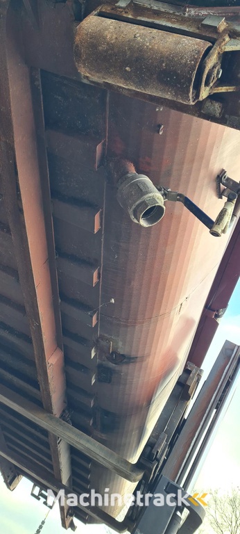 vloeistof container 30 M3 met rol zeil